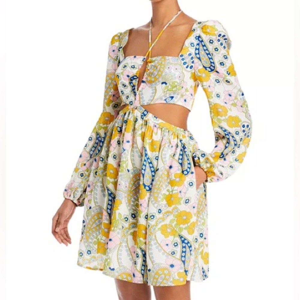 Floral Long Sleeve Cutout Dres- WAYF
Hart Cutout Babydoll Dress